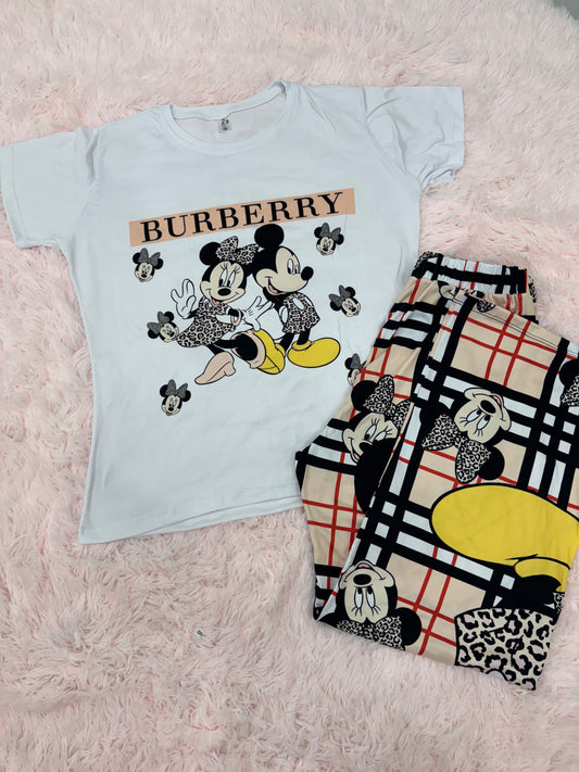 Chic Mickey & Minnie Pajama Set